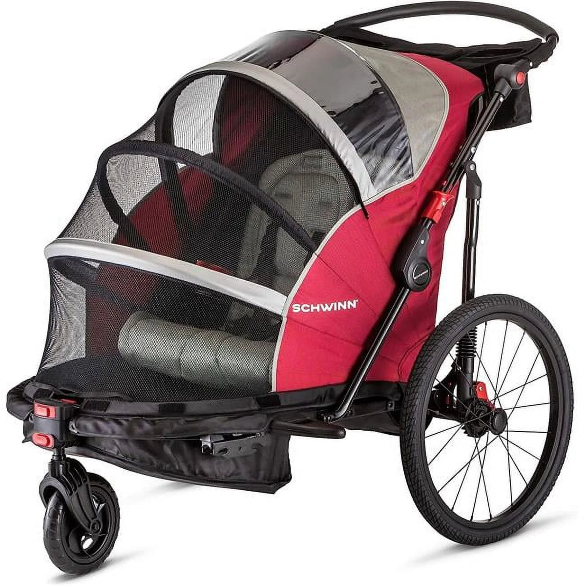 Red Black Child Bicycle Trailer C22365