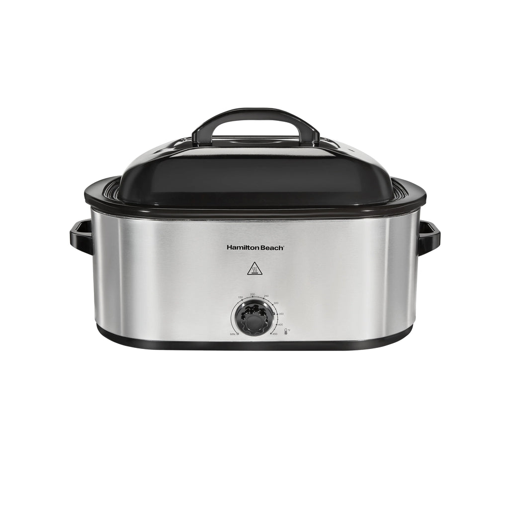 Electric Roaster Oven, 22 Quarts, Stainless Steel S248553