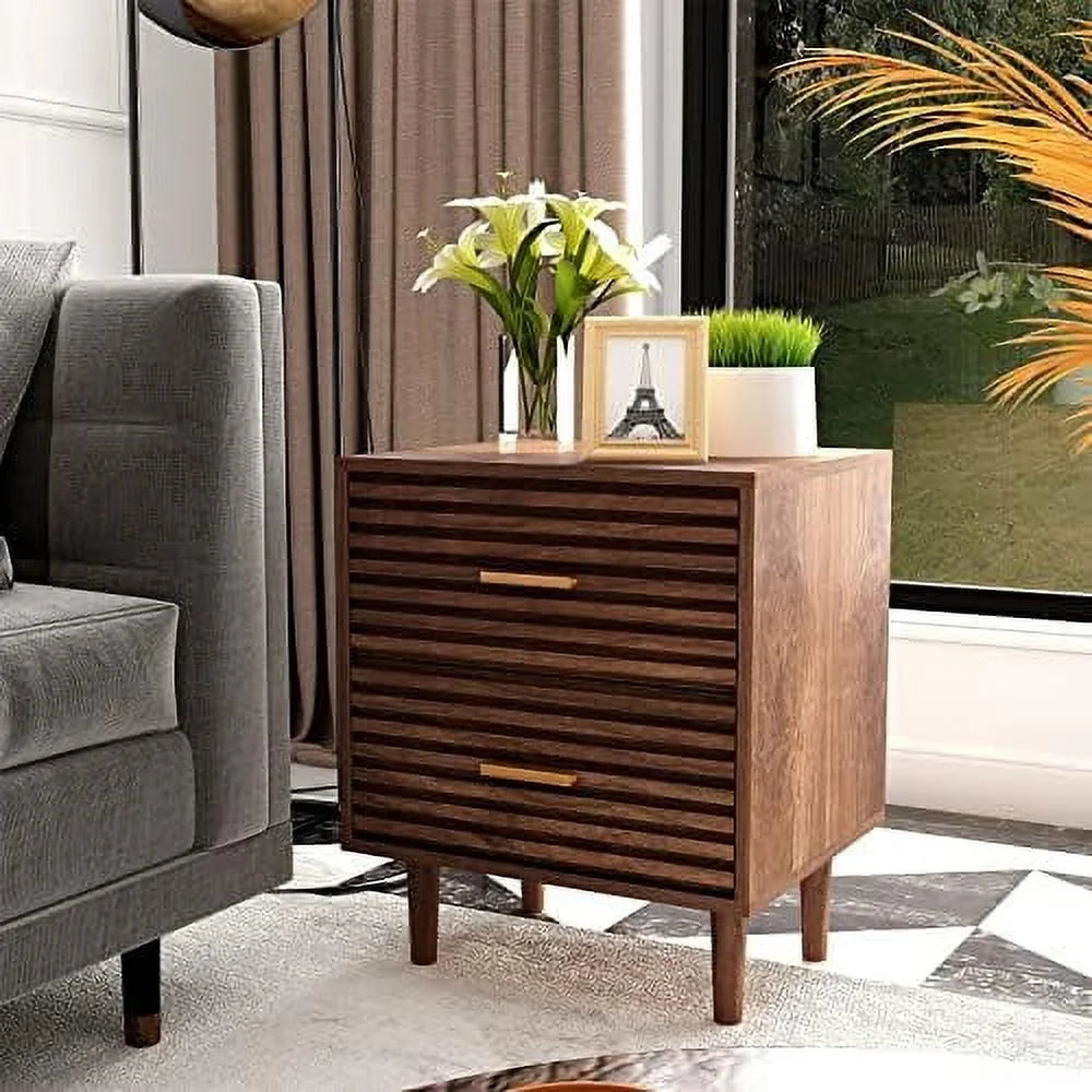 Set of 2 Nightstands with 2 Drawers N61269