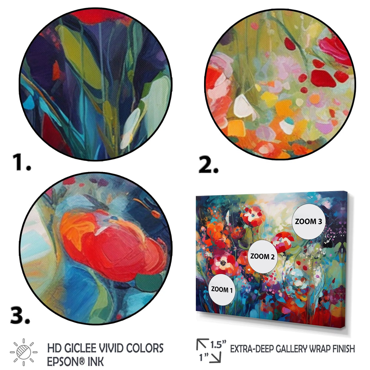 Floral Wall Decor 20 in. wide x 12 in. high K59874
