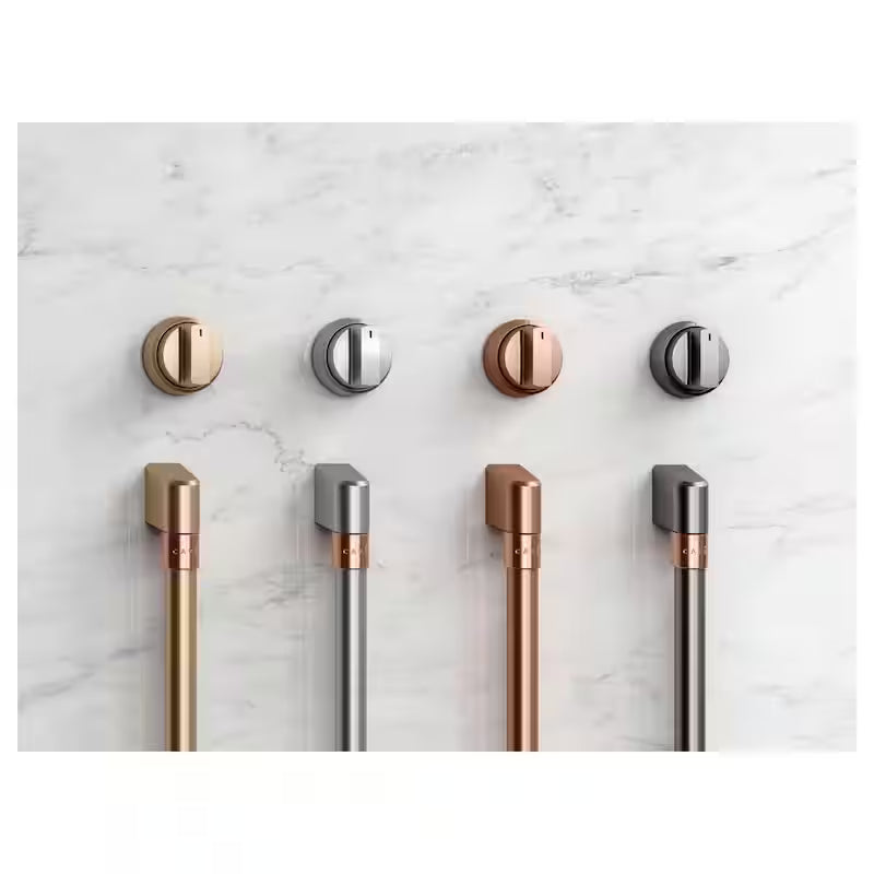 Gas Range Handle and Knob Kit in Brushed Bronze H9237
