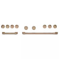 Gas Range Handle and Knob Kit in Brushed Bronze H9237