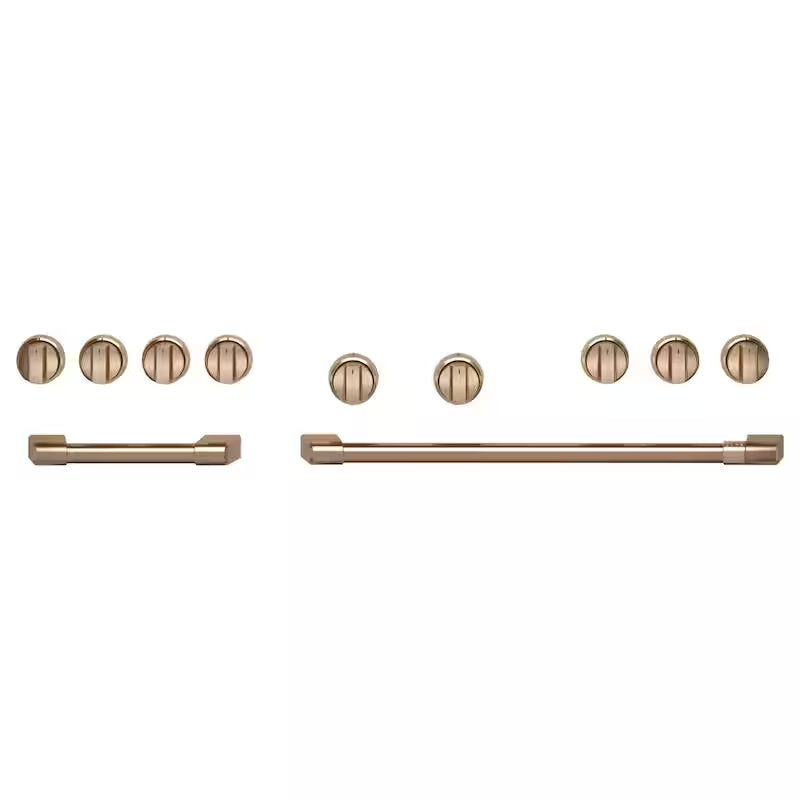 Gas Range Handle and Knob Kit in Brushed Bronze H9237