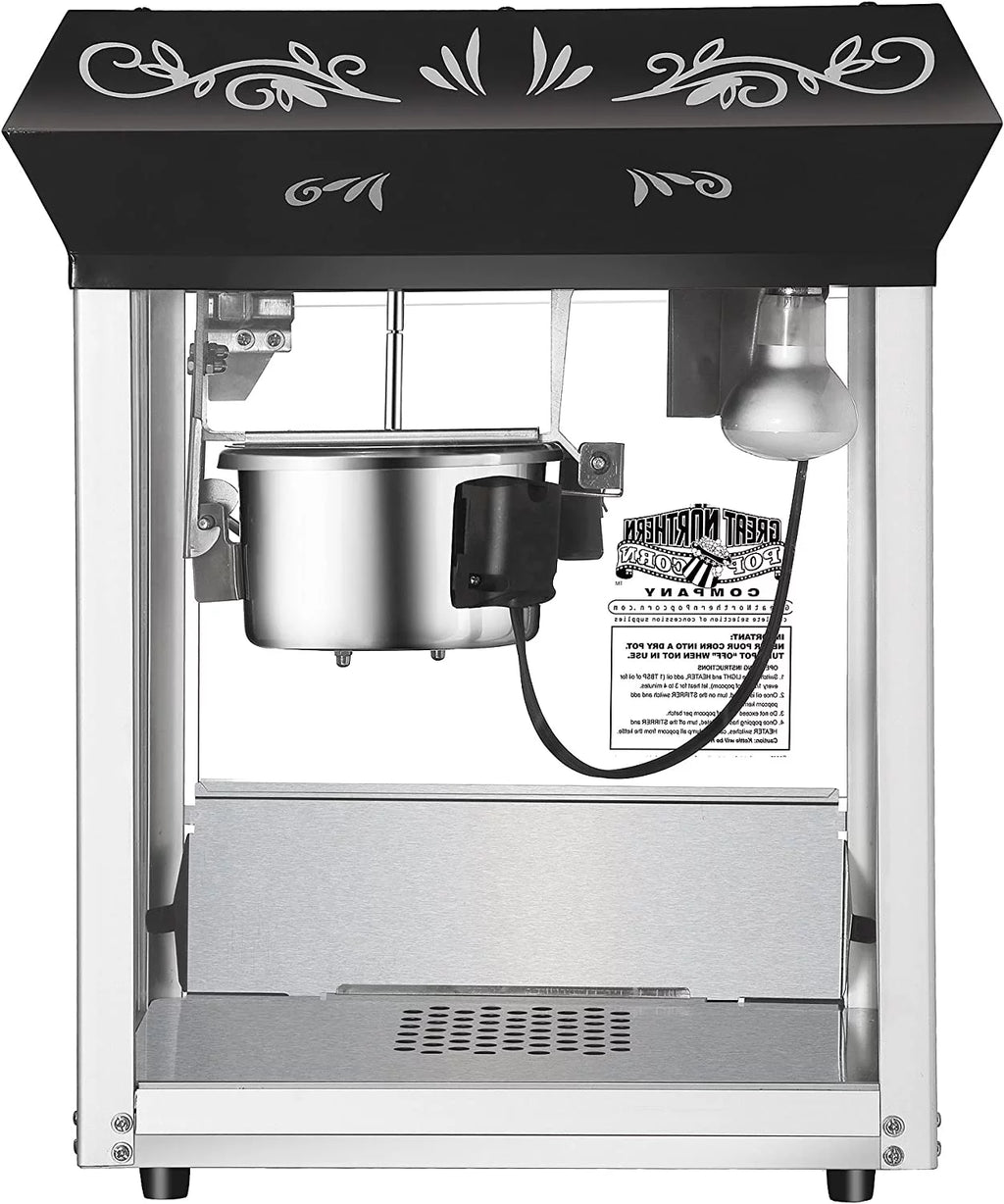Black 4 oz Popcorn Popper Machine F861