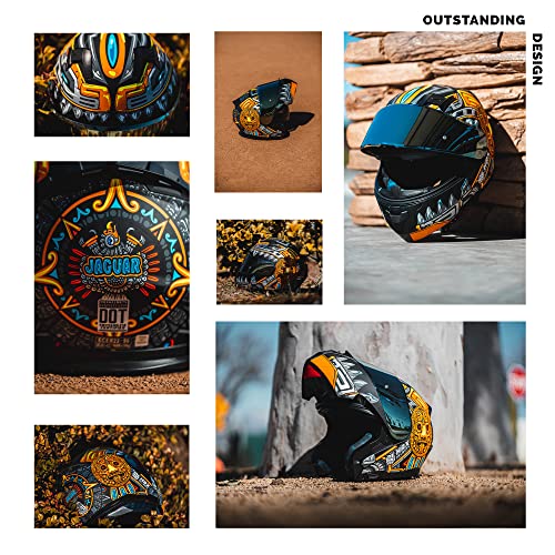 Matte Black Modular Motorcycle Helmet B795785