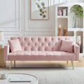 Pink Convertible Folding Futon Sofa Bed G507