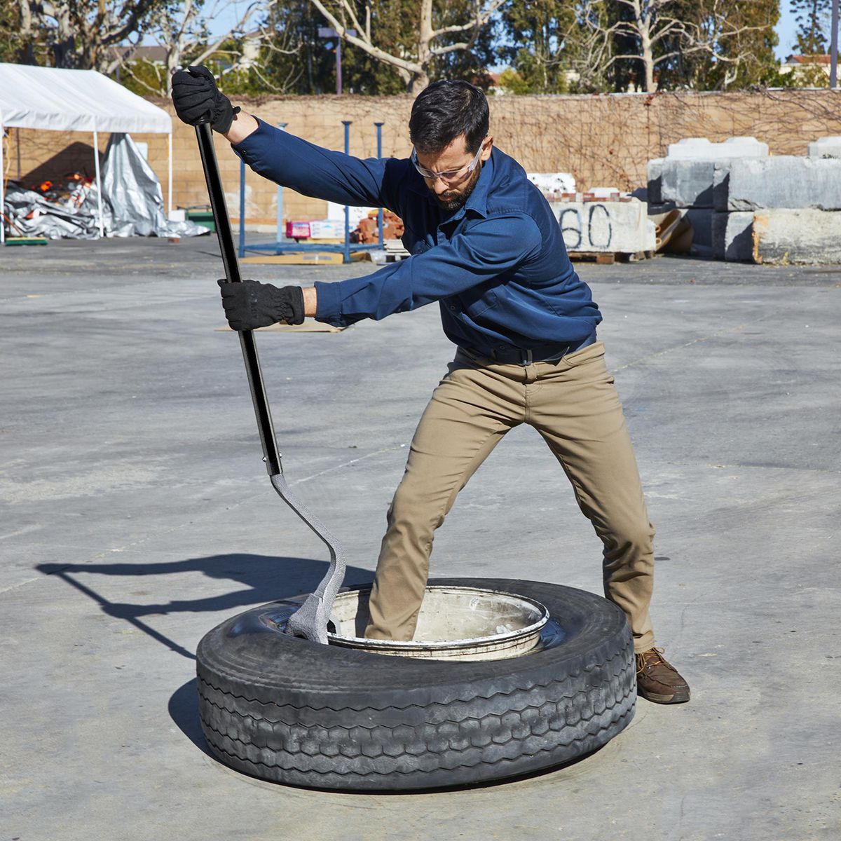 Manual Truck Tire Changer B24737
