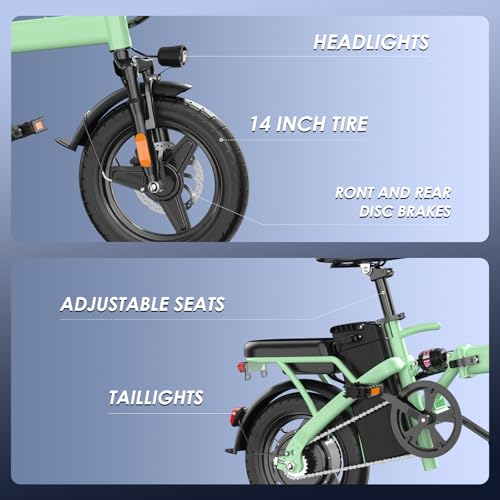 14" Folding Electric Bike 500W 48V 13Ah R59033