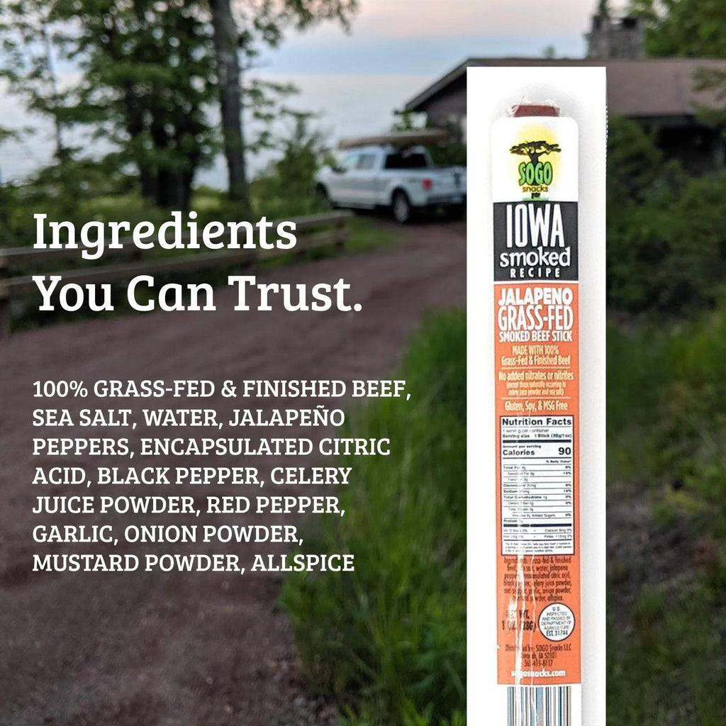 Jalapeno Beef Sticks 1-oz 72 Ct H524