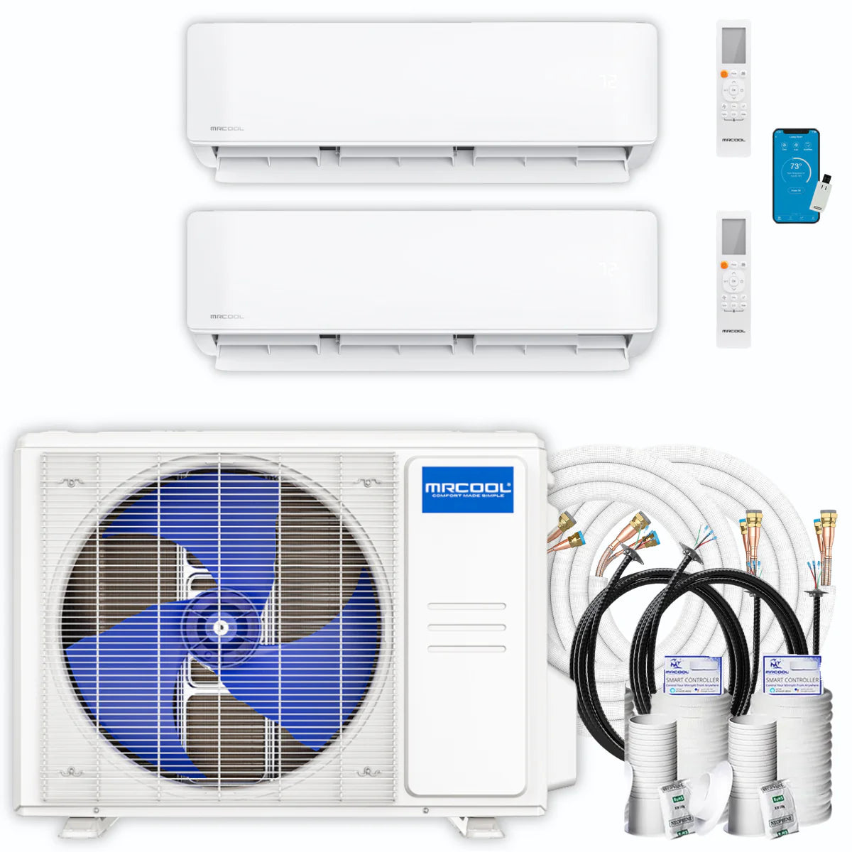 33,000 BTU 2 Zone Ductless Air Conditioner and Heat Pump R906802