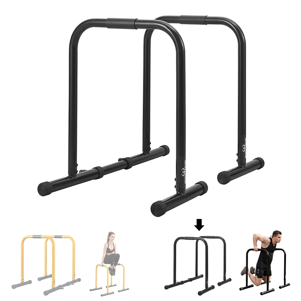 Heavy Duty Dip Bar Stand Black E503706