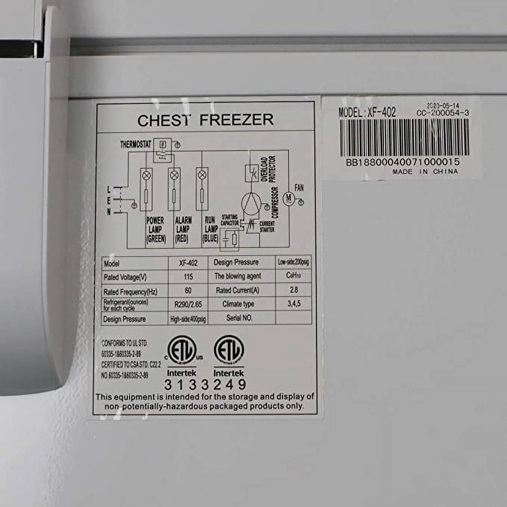 50" Commercial Chest Freezer White L88297