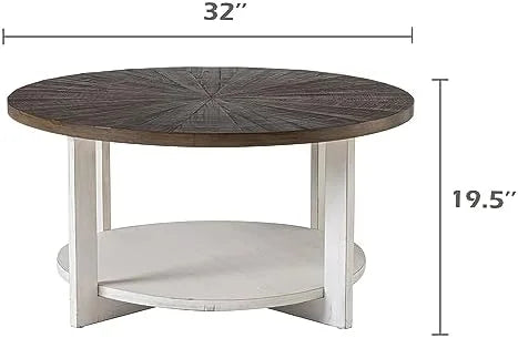Round Wood Coffee Table G192