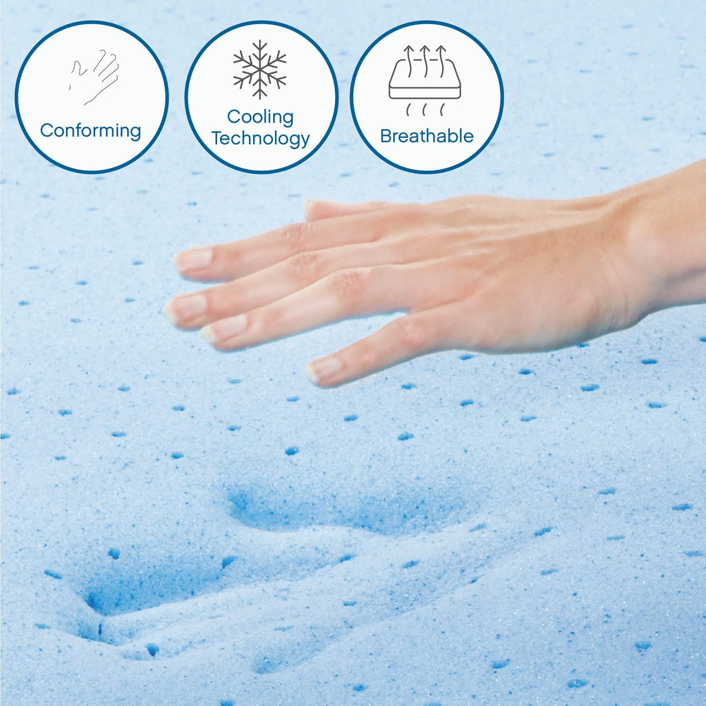 8 Gel Memory Foam Short Queen Mattress H395
