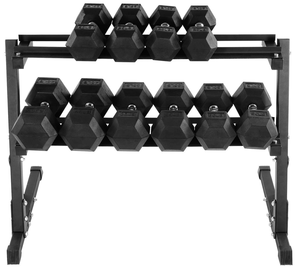 150 LB Dumbbell Set with A-Frame Rack U6809
