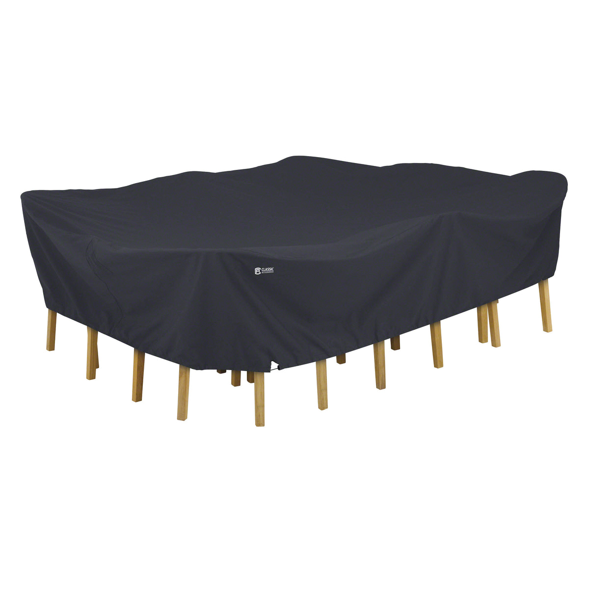 Black Rectangular/Oval Patio Table & Chair Set Cover K895