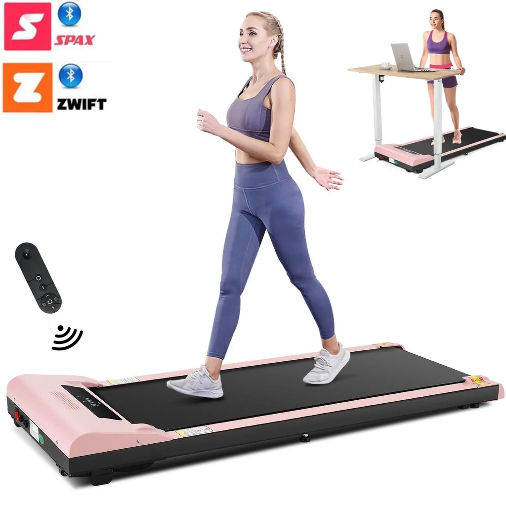 Pink Walking Pad Under Desk Treadmill Y142