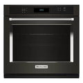 27 in. Single Electric Wall Oven with Convection Self-Cleaning in Black Stainless Steel F262