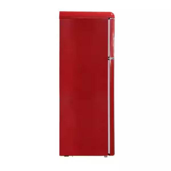 7.5 cu. ft. Red Retro Mini Fridge with Top Freezer O836204