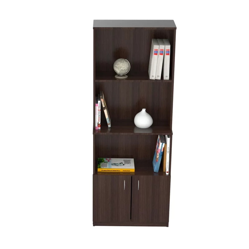 Computer Desk with Hutch and 3 Shelf Bookcase H72520