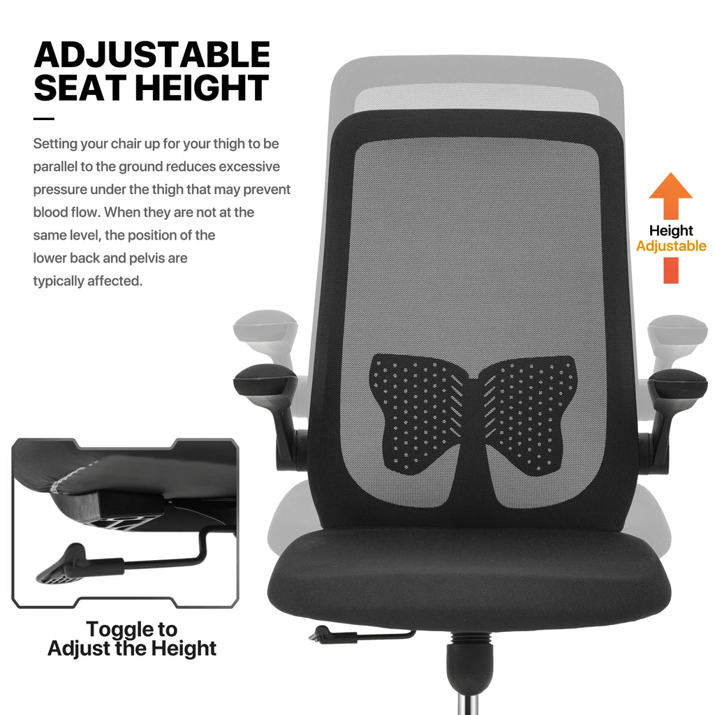 Black Portable Computer Desk and Rolling Swivel Task Seat R167