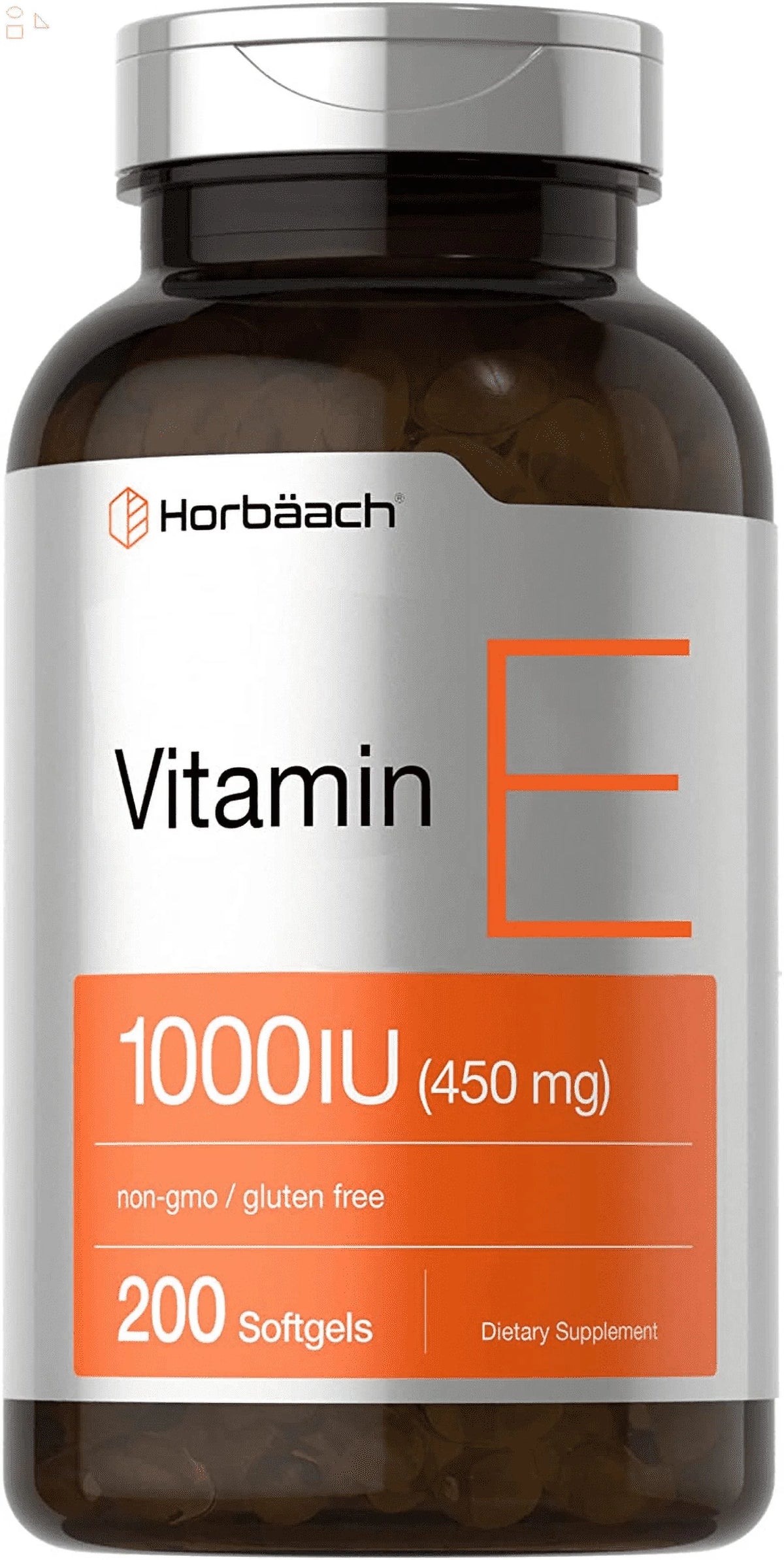 Vitamin E 1000 IU Softgel Capsules 200 Count H25912