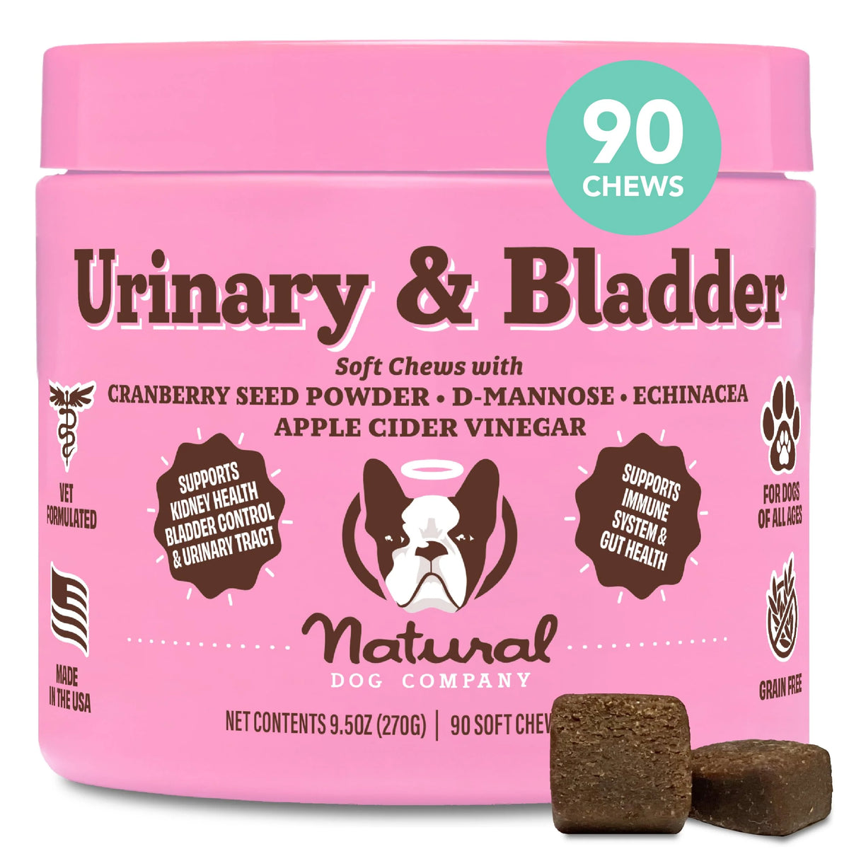 Cranberry Supplement for Dogs 90 Soft Chews N186691