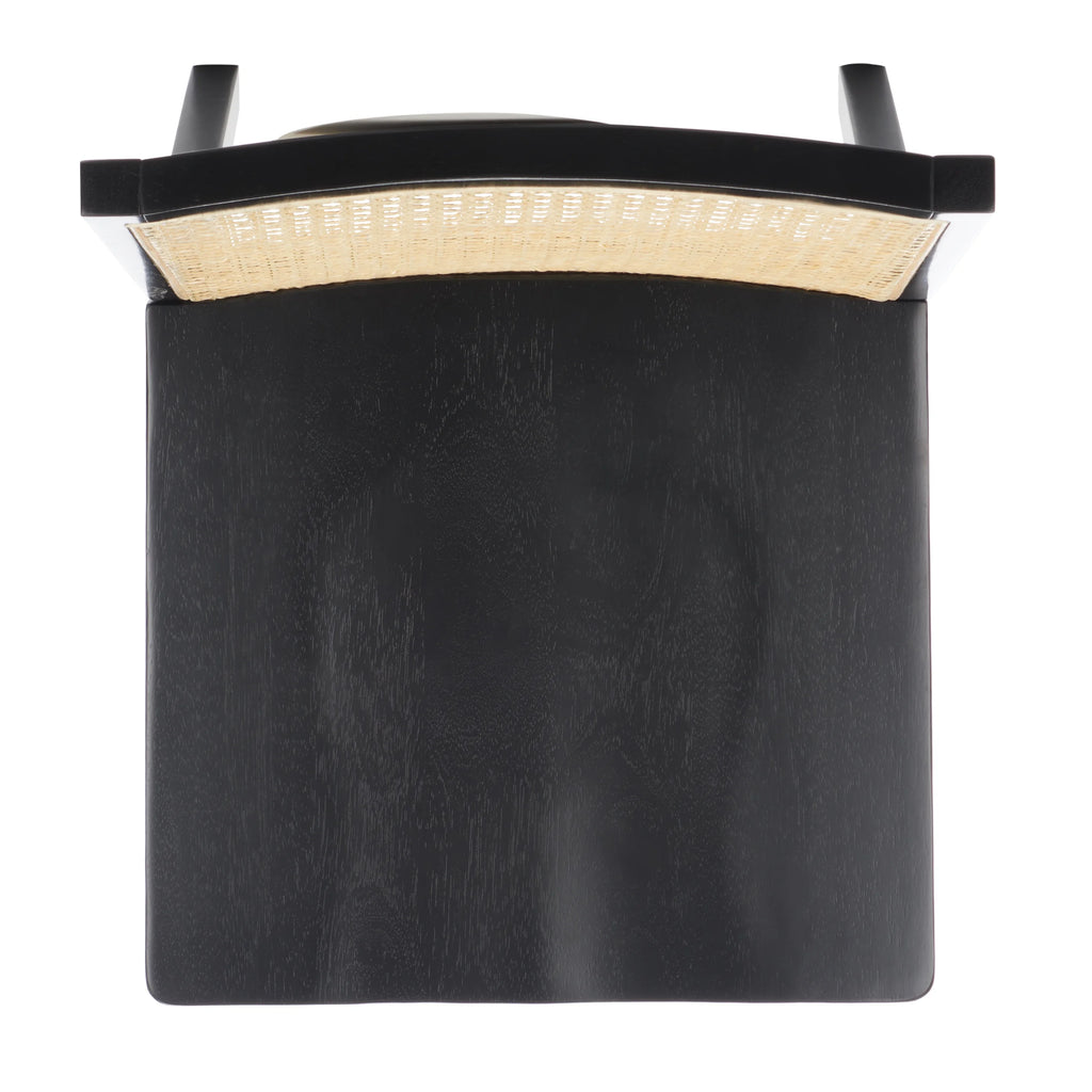 Black Natural Set of 2 Dining Chair O8593