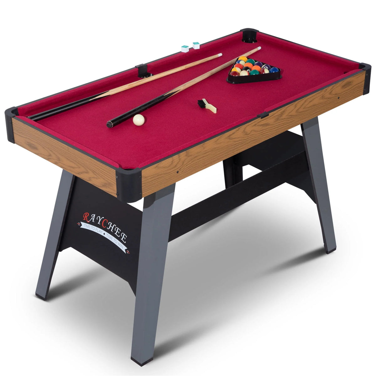 4-Ft Portable Pool Table Set with Cue Sticks and Balls F955