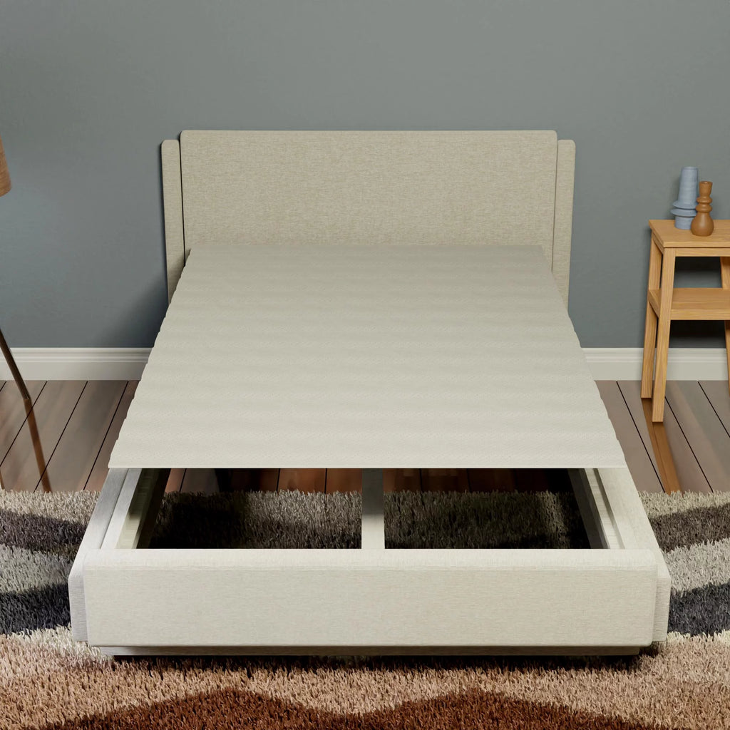 0.75” Heavy Duty Mattress Support Wood Slats with Cover D40713