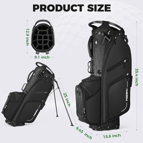 14 Way Lightweight Golf Stand Bag with Dual Strap B81978