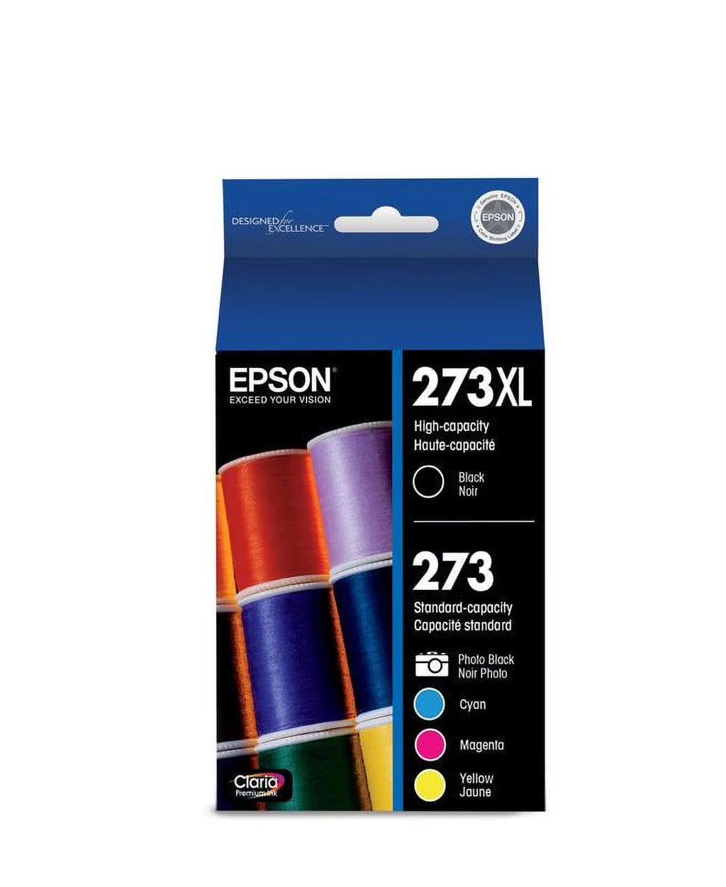 High Capacity Black & Standard Color Ink Cartridge Combo Pack F8220