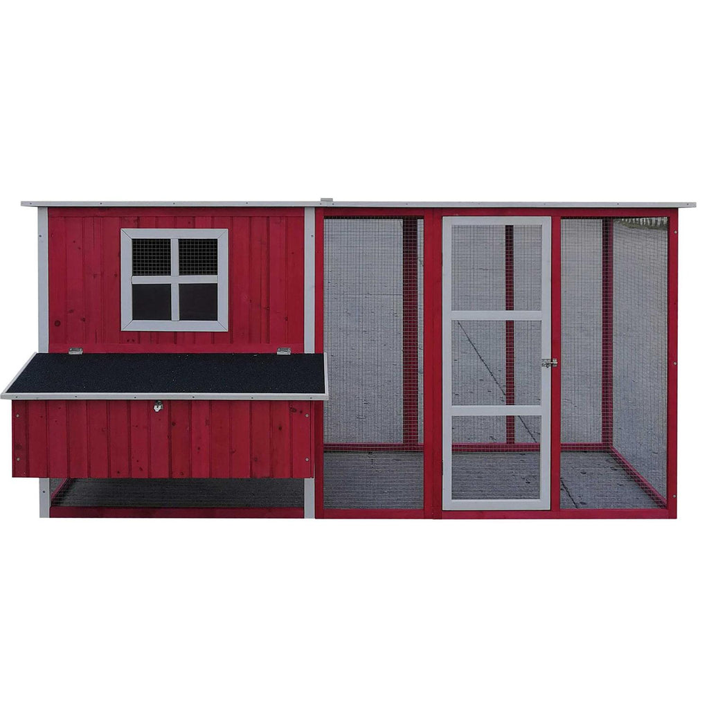 87 inch Wood Chicken Coop D78031