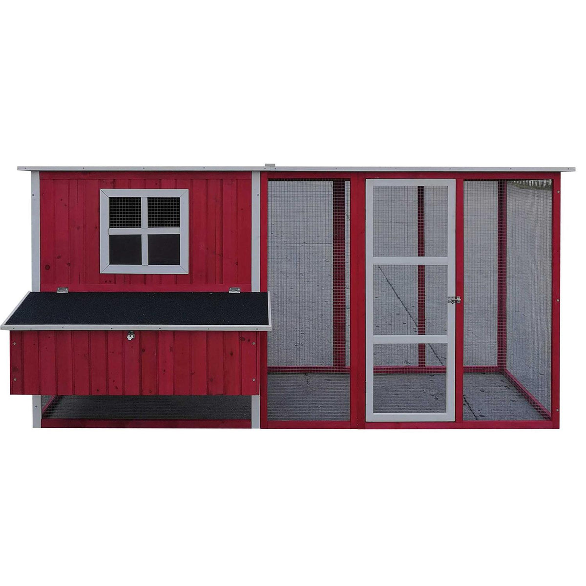 87 inch Wood Chicken Coop D78031