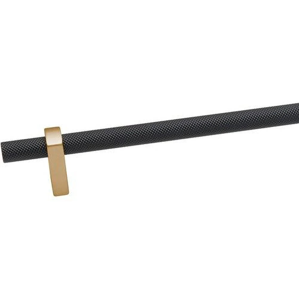 24" Center To Center Knurled Bar Appliance Pull Matte Black A449