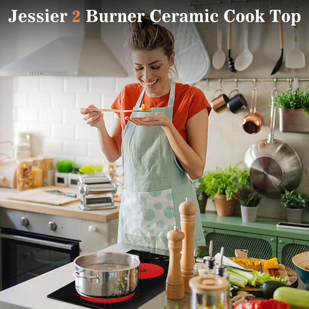 2 Burner Electric Cooktop O6413