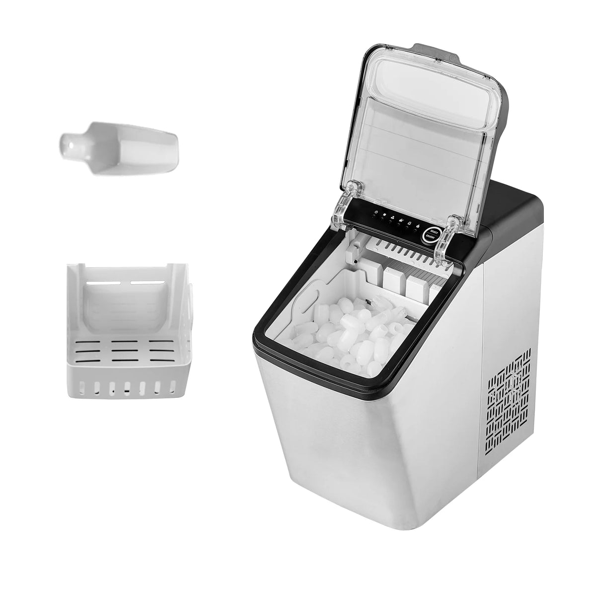Portable Countertop Ice Maker 33lbs/24H with Scoop and Basket M30224