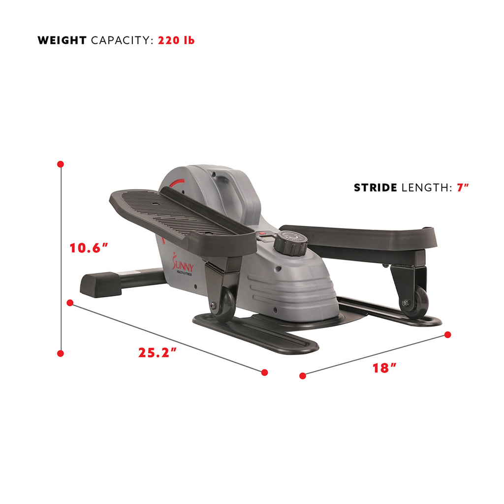 Compact Magnetic Standing Elliptical Machine with Handlebars Q656