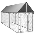 Outdoor Dog Kennel with Roof I3558