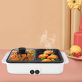 2 in 1 Non-Stick Electric Hot Pot and BBQ Grill X959034
