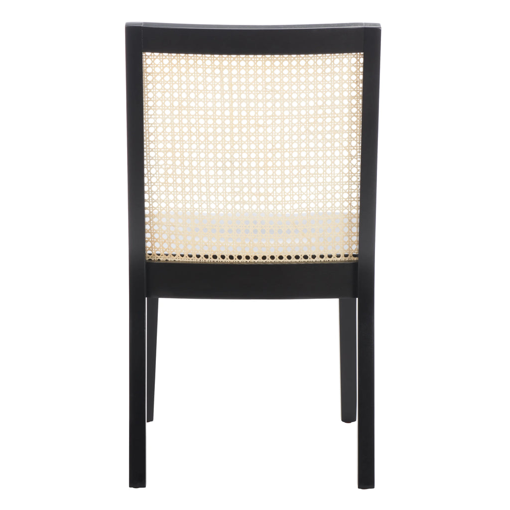 Black Natural Set of 2 Dining Chair O8593