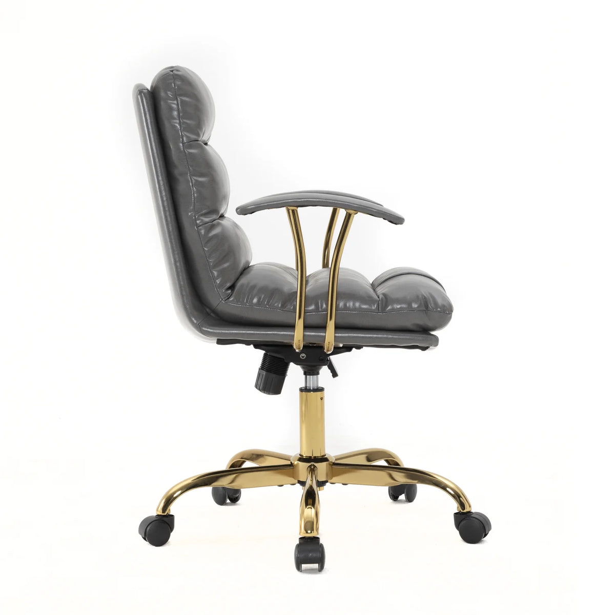 Padded Leather Adjustable Executive Office Chair with Tilt & 360 Degree Swivel C97626