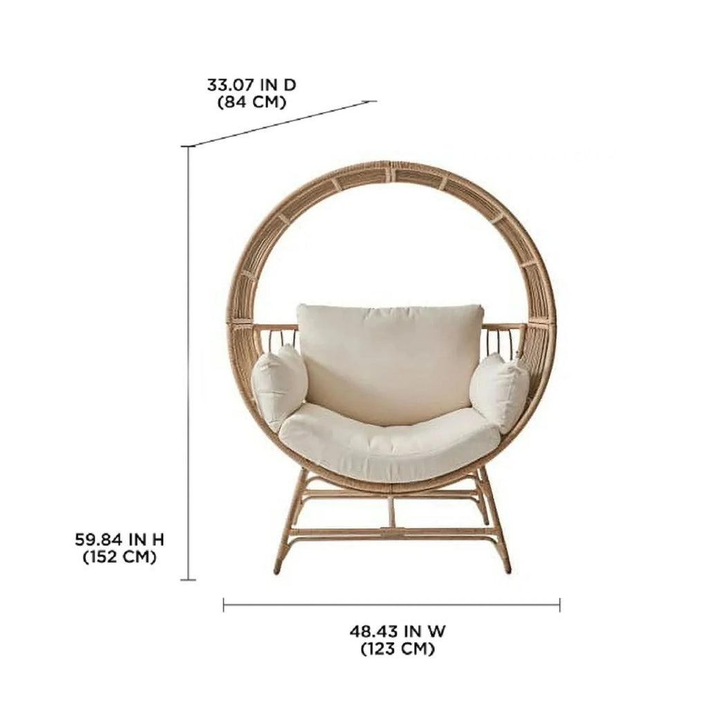 Round Wicker Outdoor Egg Chair Z740