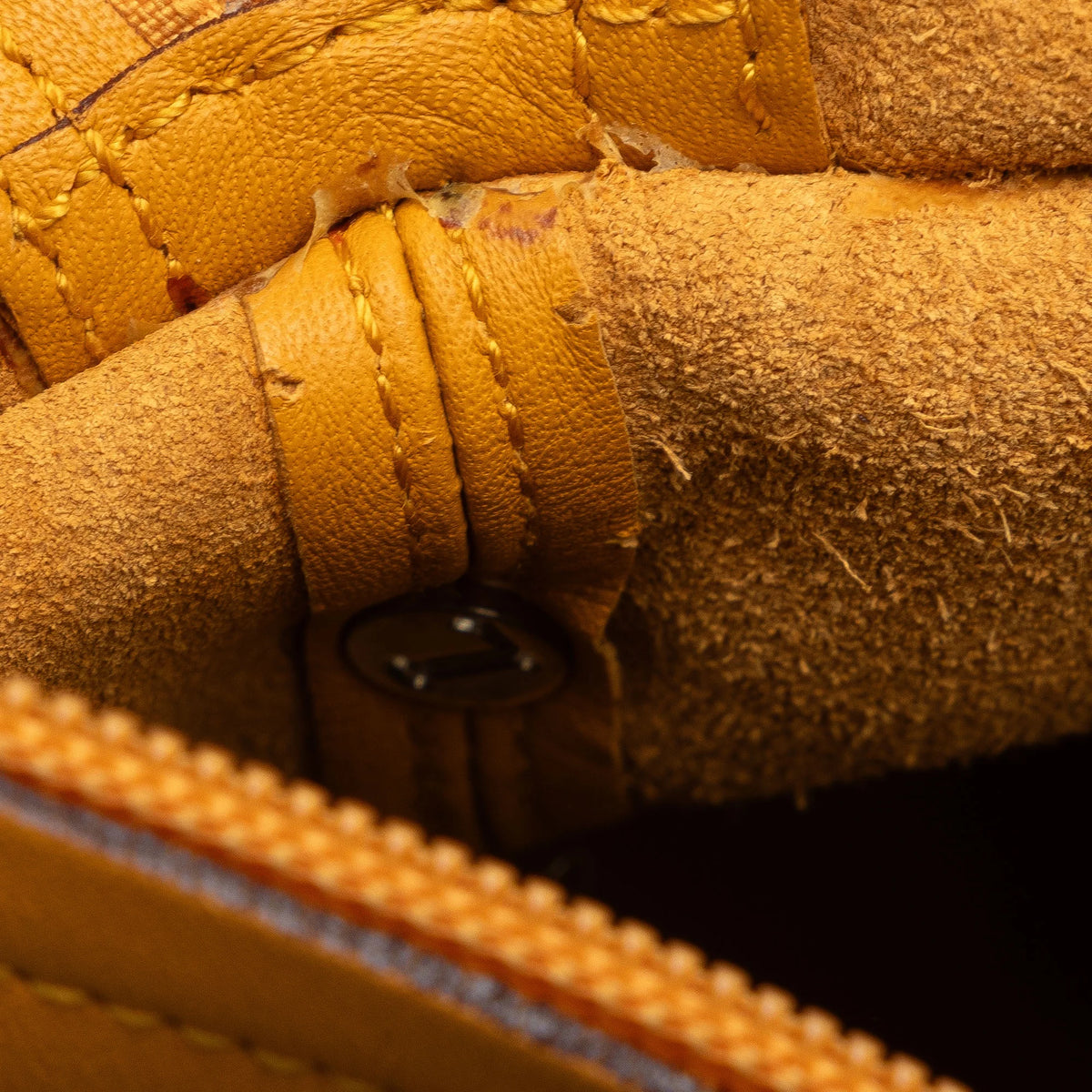 Yellow Calf Leather Top Handle Bag D5763