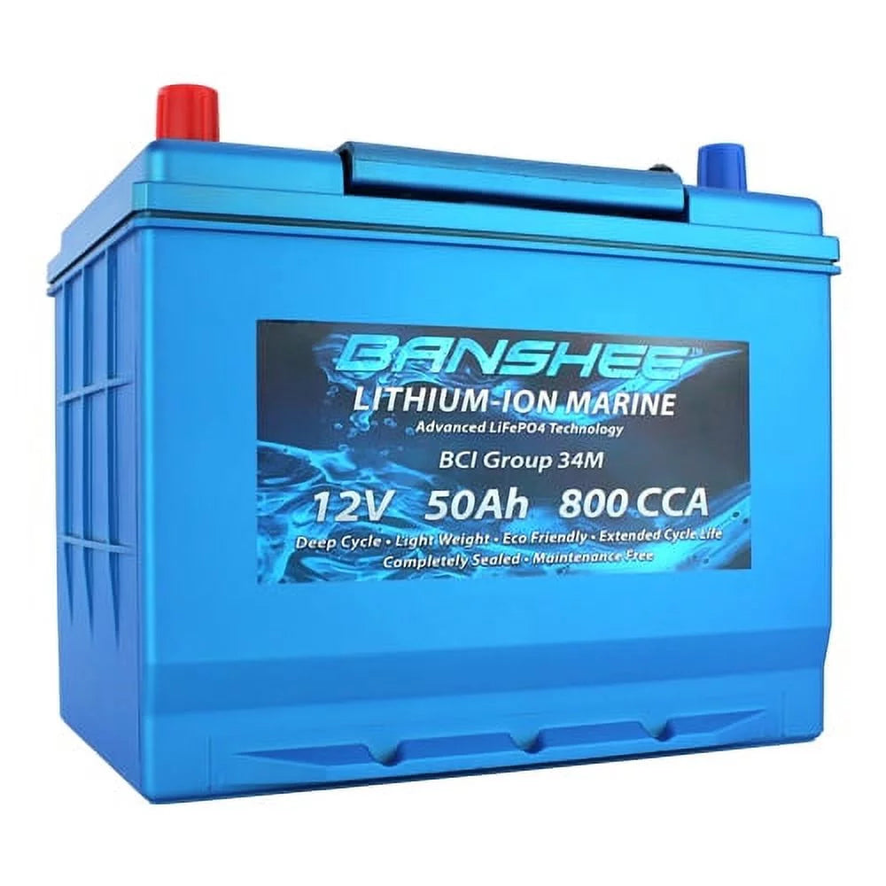24V Lithium Deep Cycle Marine Battery Group 34 2 Pack E134