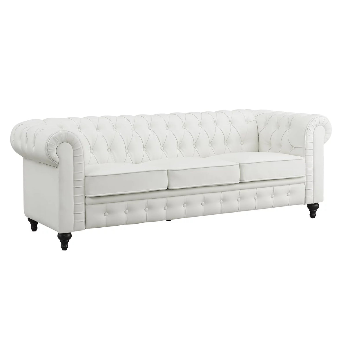 White Tufted Sofa X158975