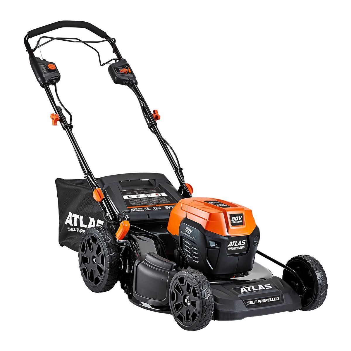 80V Brushless Cordless 21 in. Self-Propelled Lawn Mower X668498