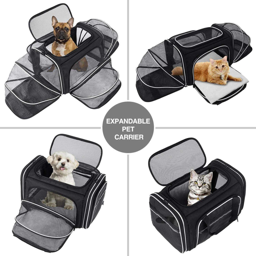 Soft Sided Pet Carrier 4 Expandable Collapsible Q66803