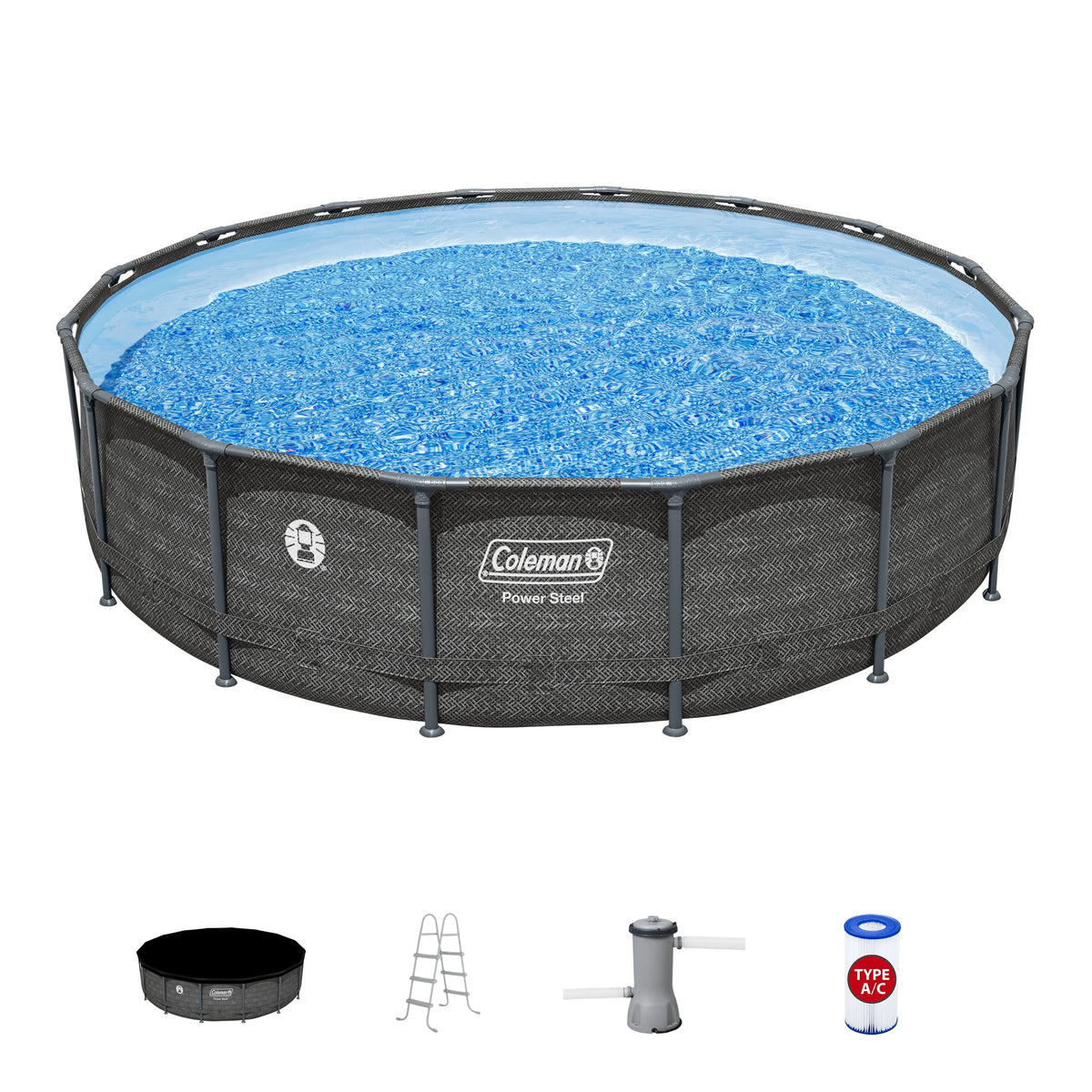 Round Metal Frame Above Ground Pool Set V609193