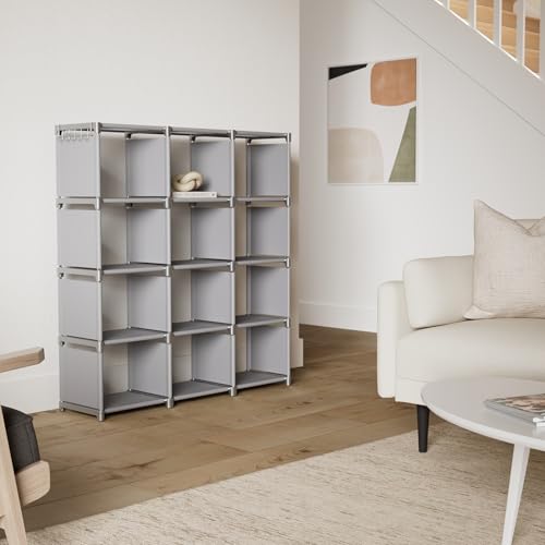 18 Cube Extra Large Black Bookcase Z9669